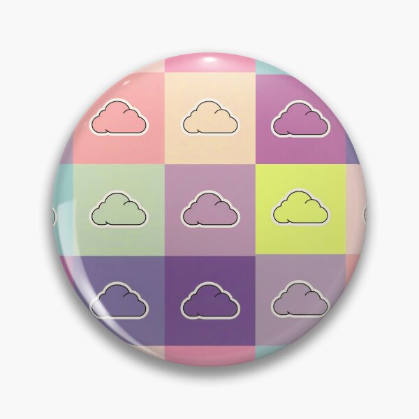 Item preview, Purple patchwork with clouds designed and sold by uunaa.