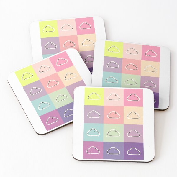 Item preview, Purple patchwork with clouds designed and sold by uunaa.