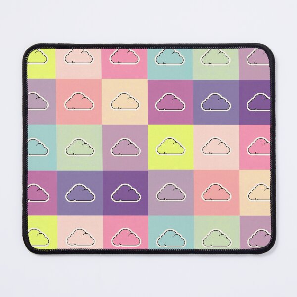 Item preview, Purple patchwork with clouds designed and sold by uunaa.