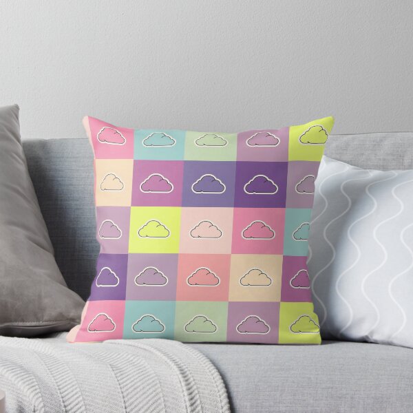 Item preview, Purple patchwork with clouds designed and sold by uunaa.