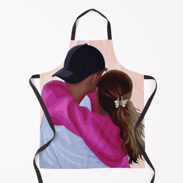Item preview, Cute Couple Hug Illustration designed and sold by Pink Chaos Club.