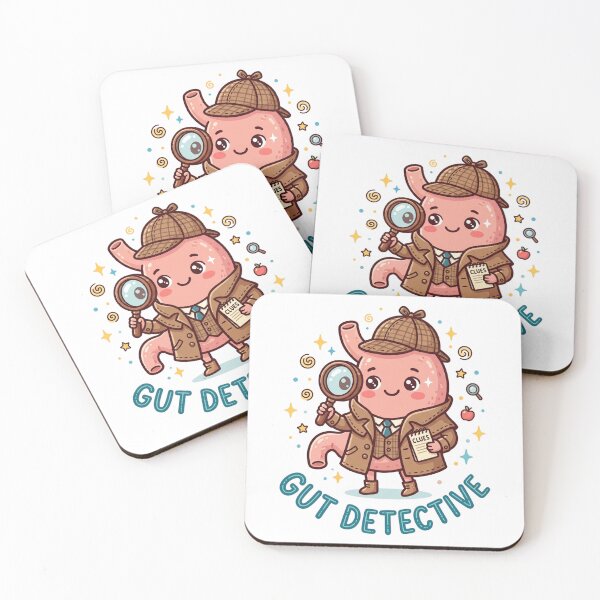 Item preview, Cute Gut Detective Stomach - Funny Gastroenterology Nurse Art designed and sold by fit-and-fine26.
