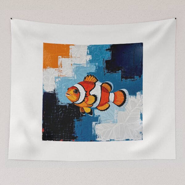 Item preview, Amphiprion Ocellaris: A Vibrant Celebration of Ocean Beauty and Color designed and sold by Helios Be. Lavsh.