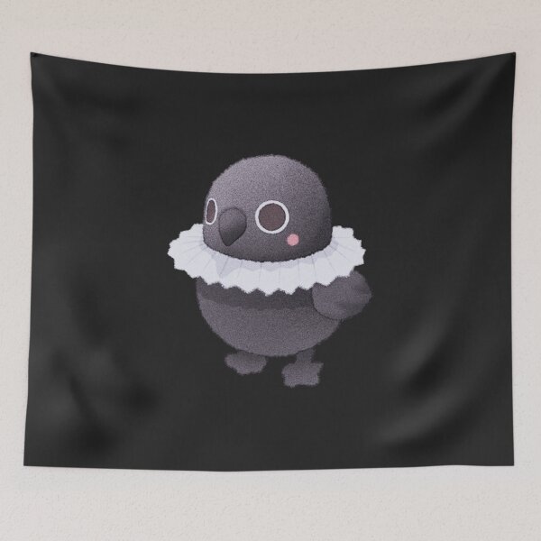 Item preview, Love and deepspace Sylus grumpy crow plushie (black) designed and sold by Planetkaz.