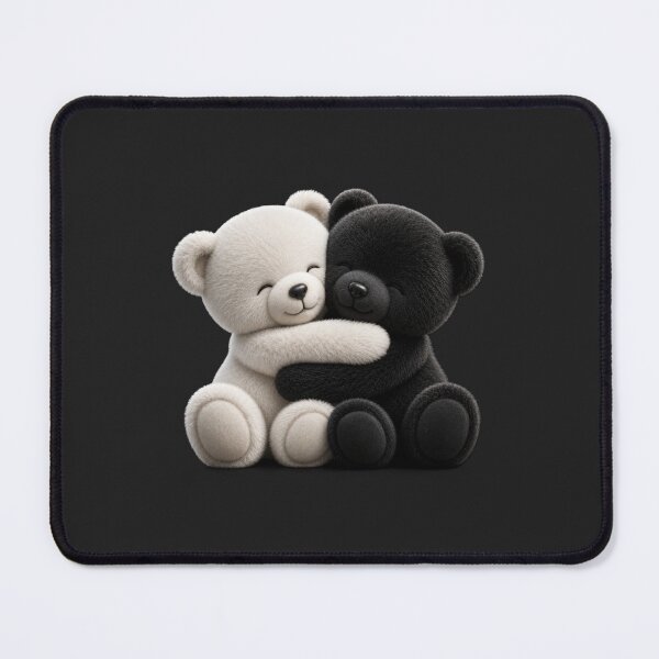 Item preview, Cute Hugging Teddy Bears Illustration designed and sold by AstraDrip Studio.