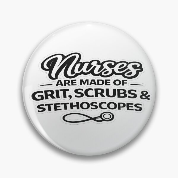 Item preview, Nurses Are Made of Grit Scrubs and Stethoscopes Funny Nurse Gift designed and sold by NurseVibesShop5.