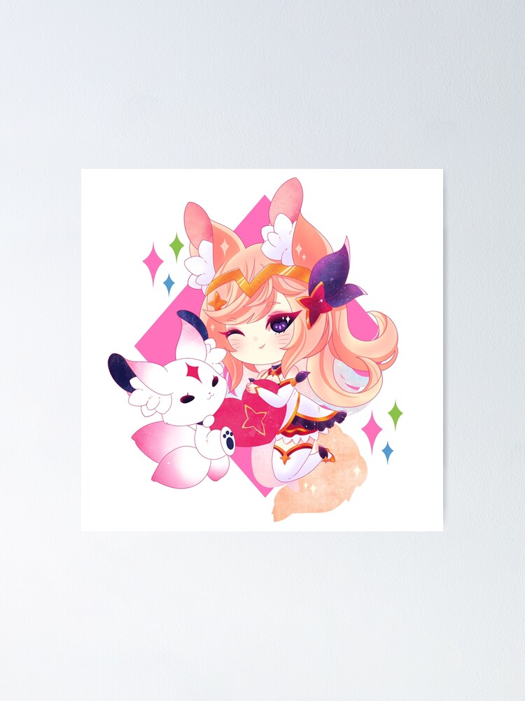 star guardian ahri poster by givingnofox redbubble redbubble