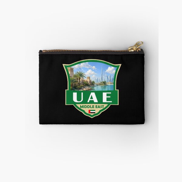 Item preview, UAE United Arab Emirates Illustration Retro Badge designed and sold by KrisSidDesigns.