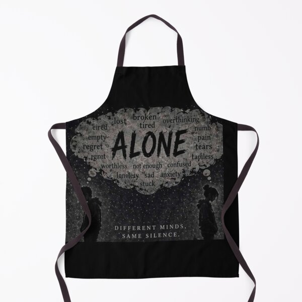 Item preview, ALONE Different Minds | | Lost In Thoughts designed and sold by NovaInfinityStudio.