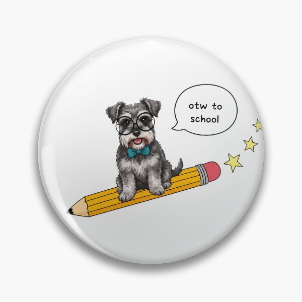 Item preview, Funny Miniature Schnauzer Back To School Pencil Boys Girls Kids designed and sold by FurryHavenPH.