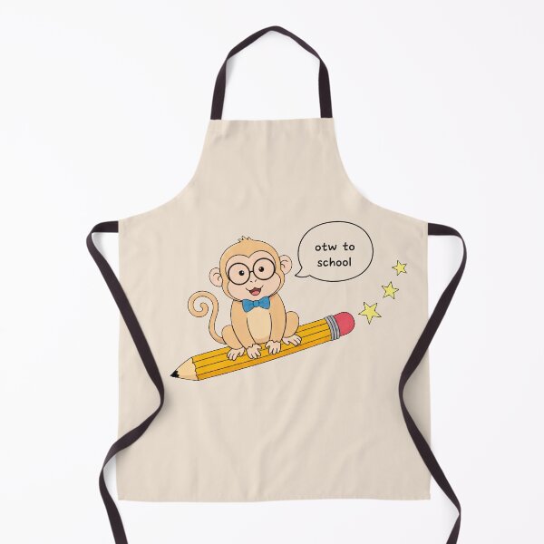 Item preview, Funny Monkey Back To School Pencil Boys Girls Kids designed and sold by FurryHavenPH.