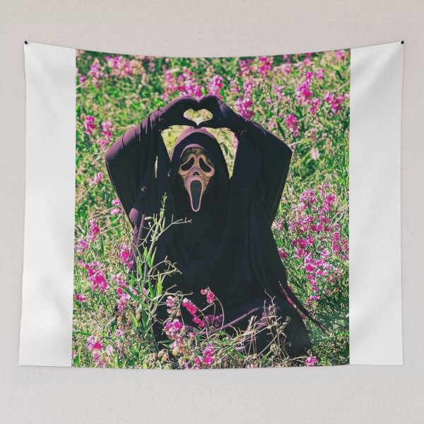 Item preview, Ghostface in the flowers  designed and sold by Lavenderbliss93.
