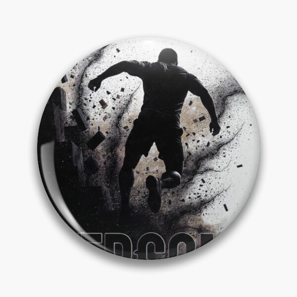 Item preview, Overcome Obstacles Motivational Poster - Break Through Walls Strength Power Athlete Mindset designed and sold by AiNaturalsOnly.