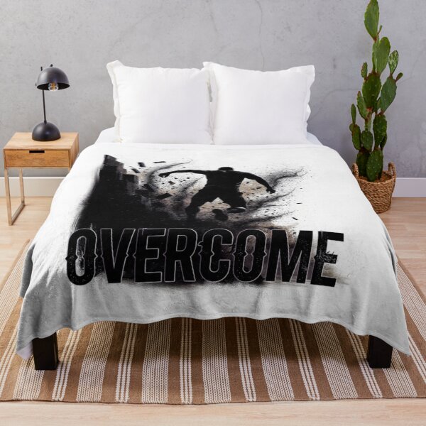 Item preview, Overcome Obstacles Motivational Poster - Break Through Walls Strength Power Athlete Mindset designed and sold by AiNaturalsOnly.
