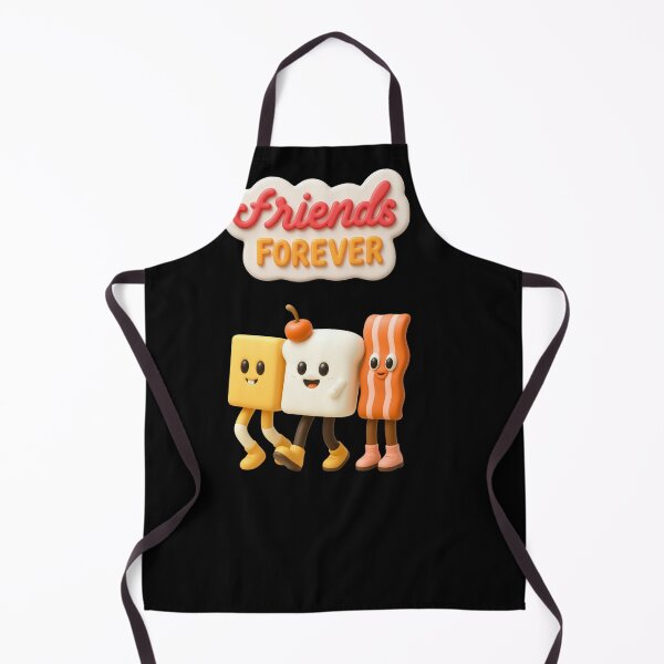 Item preview, Friends Forever Cute 3D Kawaii Breakfast Besties Sticker designed and sold by thazinart.
