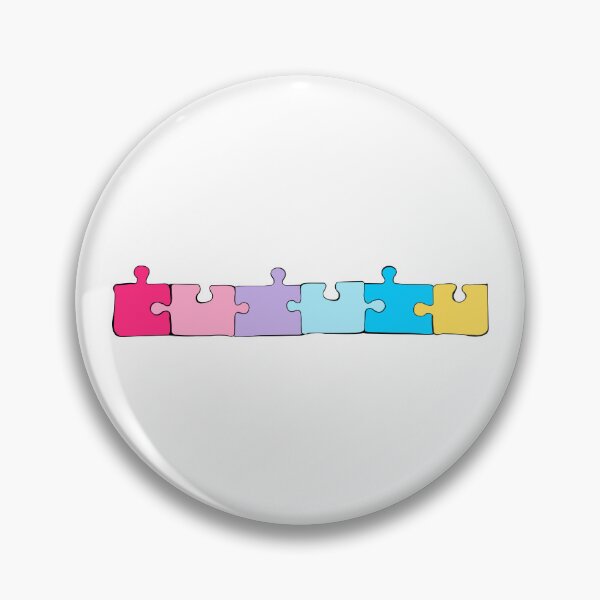Item preview, Genderflux Puzzle Pieces Pride Flag designed and sold by HarveyHandcraftsandDesigns.