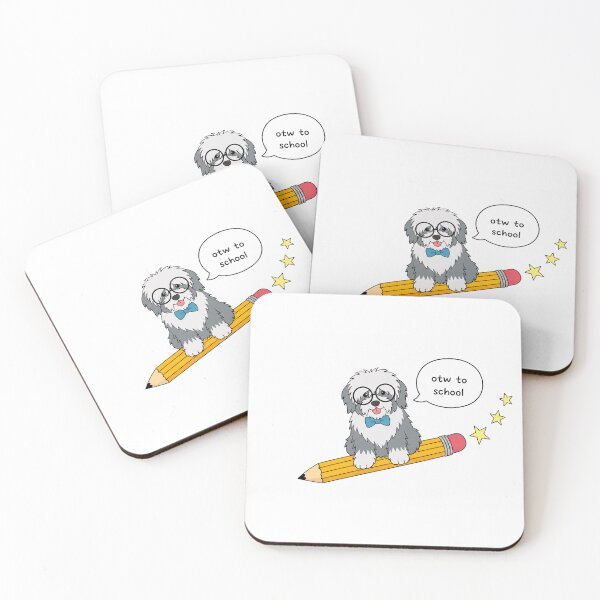 Item preview, Funny Old English Sheepdog Back To School Pencil Boys Girls Kids designed and sold by FurryHavenPH.