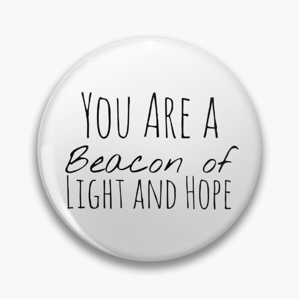 Item preview, You Are a Beacon of Light and Hope – Inspiration Affirmation designed and sold by Camila  Ardila.