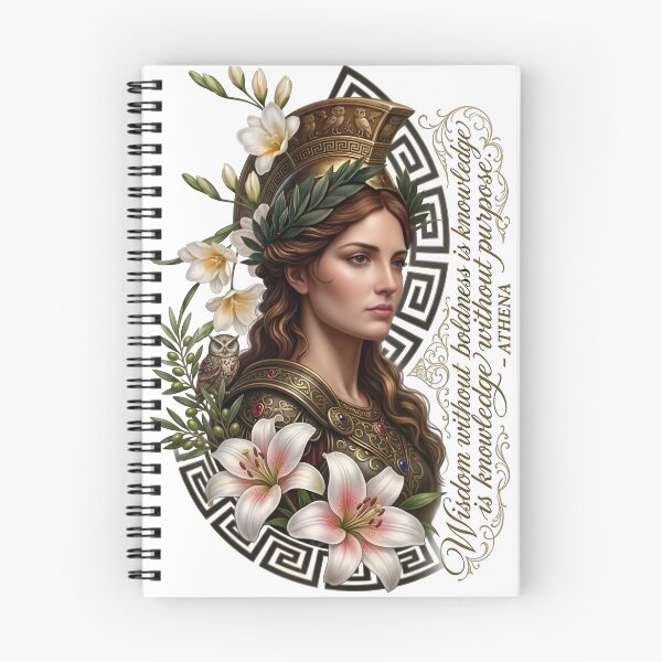 Item preview, Goddess Athena Greek Mythology Wisdom Owl designed and sold by Sovereign Supply Co..