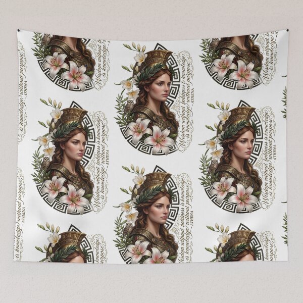 Item preview, Goddess Athena Greek Mythology Wisdom Owl designed and sold by Sovereign Supply Co..