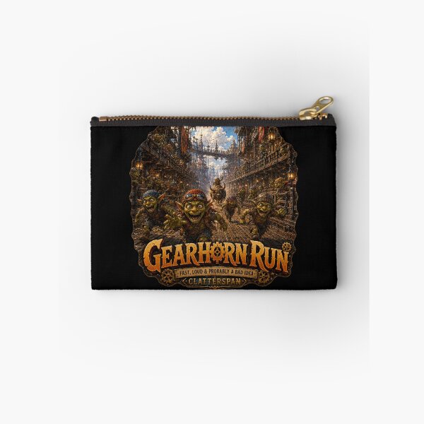 Item preview, Gearhorn Run - Spratling Goblins of The Clatterspan over The Glimmerflow designed and sold by gorff.