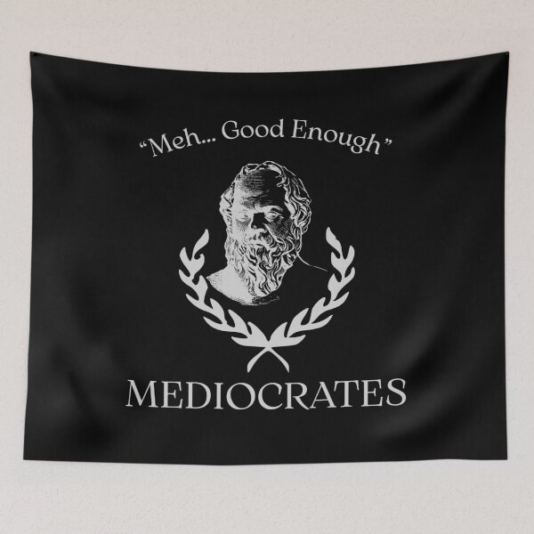 Item preview, Mediocrates Funny Gift For Philosophy And History Nerds designed and sold by WearFine.