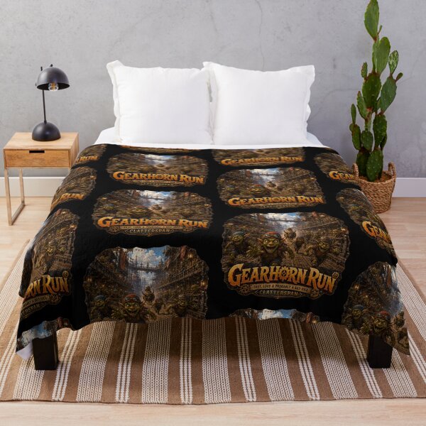 Item preview, Gearhorn Run - Spratling Goblins of The Clatterspan over The Glimmerflow designed and sold by gorff.