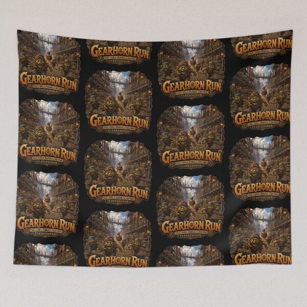 Item preview, Gearhorn Run - Spratling Goblins of The Clatterspan over The Glimmerflow designed and sold by gorff.