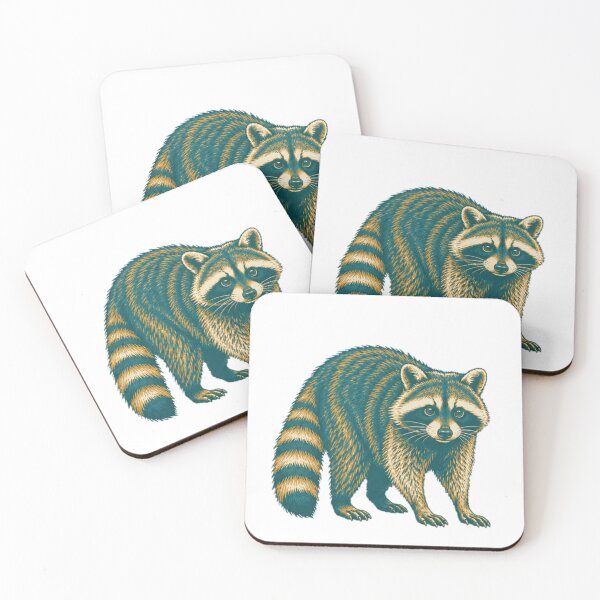 Item preview, Canyon Teal Raccoon designed and sold by TJT-GRAPHIX.