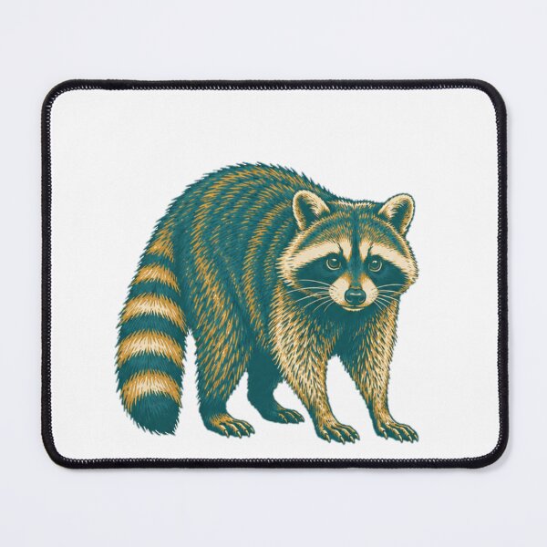 Item preview, Canyon Teal Raccoon designed and sold by TJT-GRAPHIX.