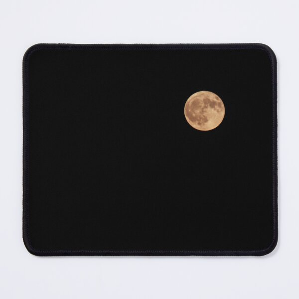 Item preview, Orange Full Moon Rising Against a Clear Black Night Sky With Visible Lunar Craters designed and sold by Nmallia.
