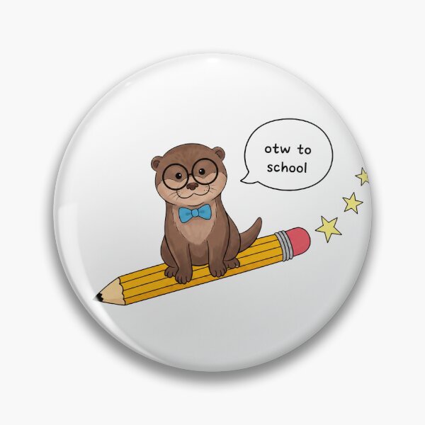 Item preview, Funny Otter Back To School Pencil Boys Girls Kids designed and sold by FurryHavenPH.
