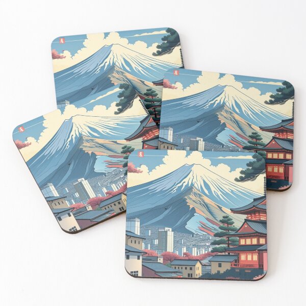 Item preview, Tokyo Mount Fuji Vintage Japanese Art⁠ designed and sold by VisionShelf.
