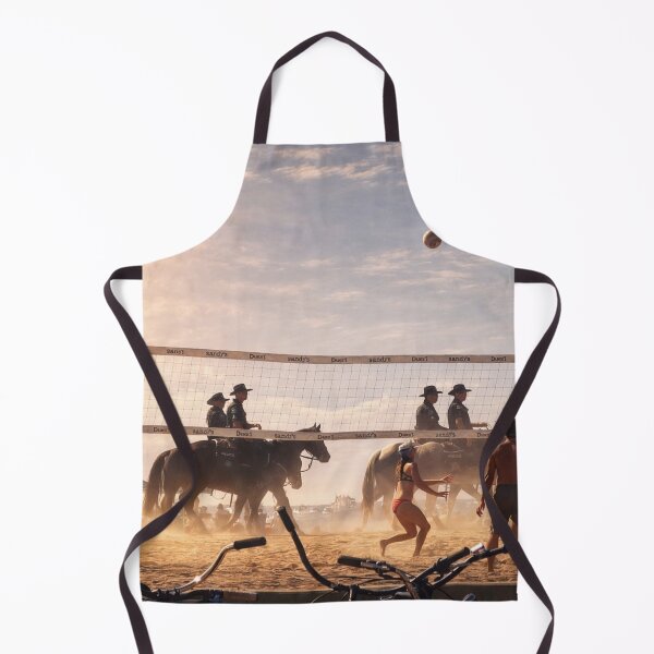 Item preview, Mounted Patrol at Sunset Volleyball designed and sold by Kimberly Palmer.