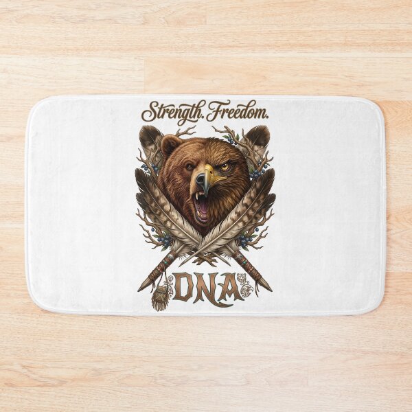 Item preview, Grizzly Bear Eagle Strength Freedom DNA designed and sold by Sovereign Supply Co..