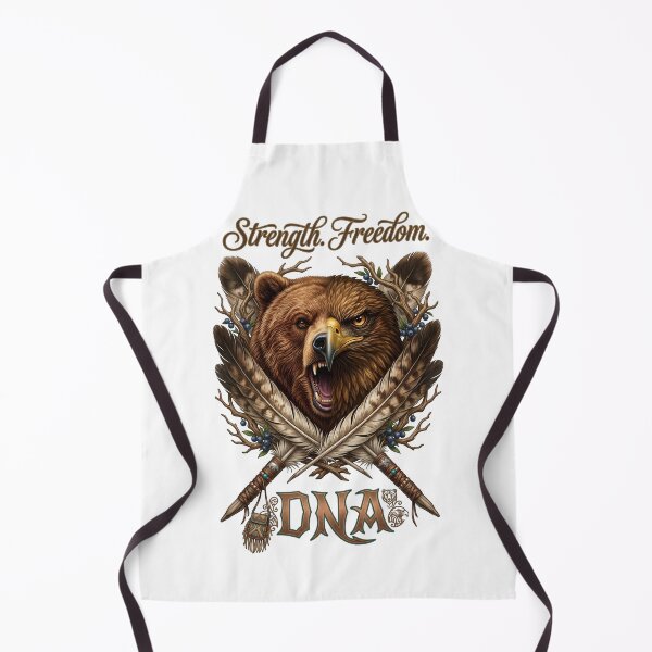 Item preview, Grizzly Bear Eagle Strength Freedom DNA designed and sold by Sovereign Supply Co..