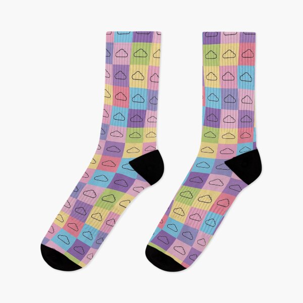 Item preview, Baby pink patchwork with clouds designed and sold by uunaa.