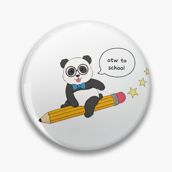 Item preview, Funny Panda Back To School Pencil Boys Girls Kids designed and sold by FurryHavenPH.