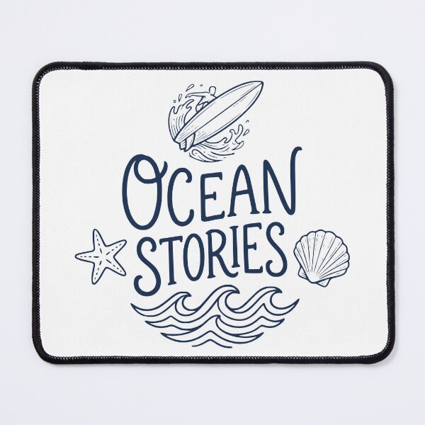Item preview, Ocean Stories Hand Drawn Coatal Typography designed and sold by crackerflake.