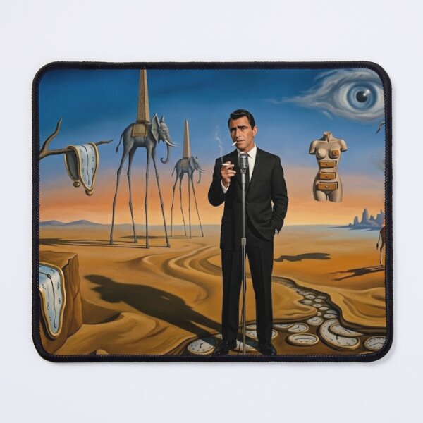 Item preview, Rod Serling Standing in a Salvador Dali Painting designed and sold by Halifaxartguy.
