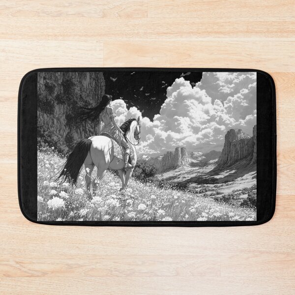 Item preview, The Long Journey - Epic Fantasy Horse Rider designed and sold by Banal25.
