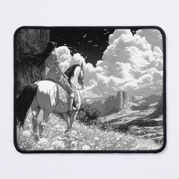 Item preview, The Long Journey - Epic Fantasy Horse Rider designed and sold by Banal25.