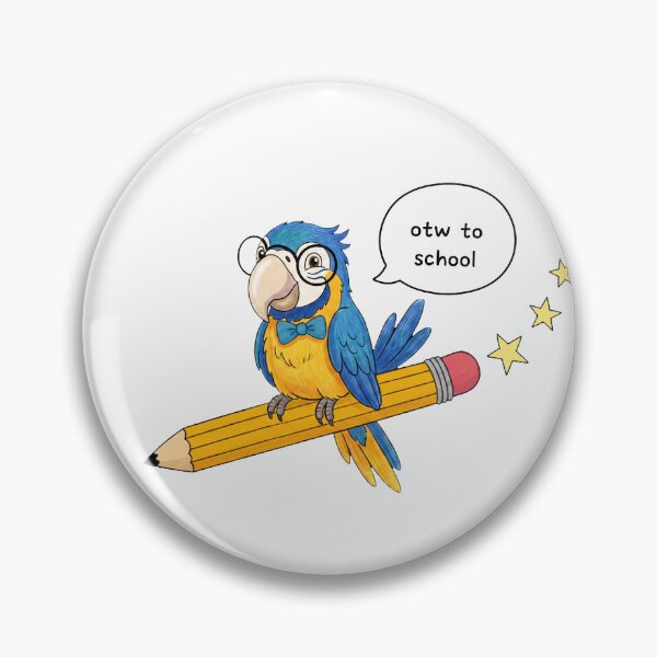 Item preview, Funny Parrot Back To School Pencil Boys Girls Kids designed and sold by FurryHavenPH.