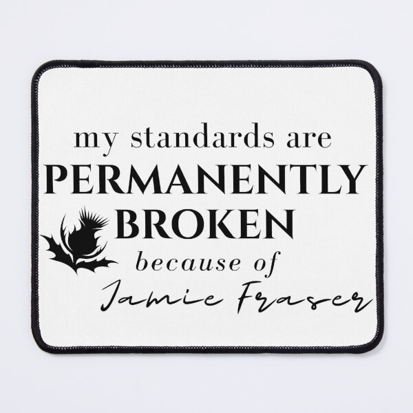 Item preview, Permanently Broken – Jamie Fraser Standards (Dark Version) designed and sold by SoulTreasures.