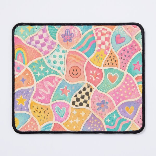 Item preview, Maximalist Dopamine Love | Colorful Pastel Doodle Pattern designed and sold by InnerwayStudio.
