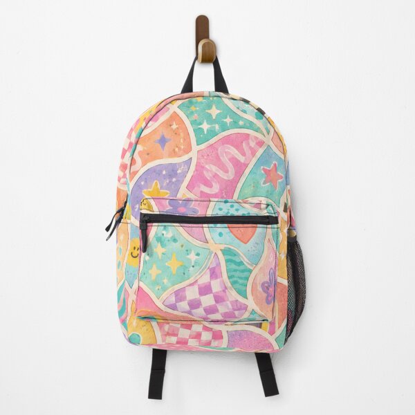 Item preview, Maximalist Dopamine Love | Colorful Pastel Doodle Pattern designed and sold by InnerwayStudio.