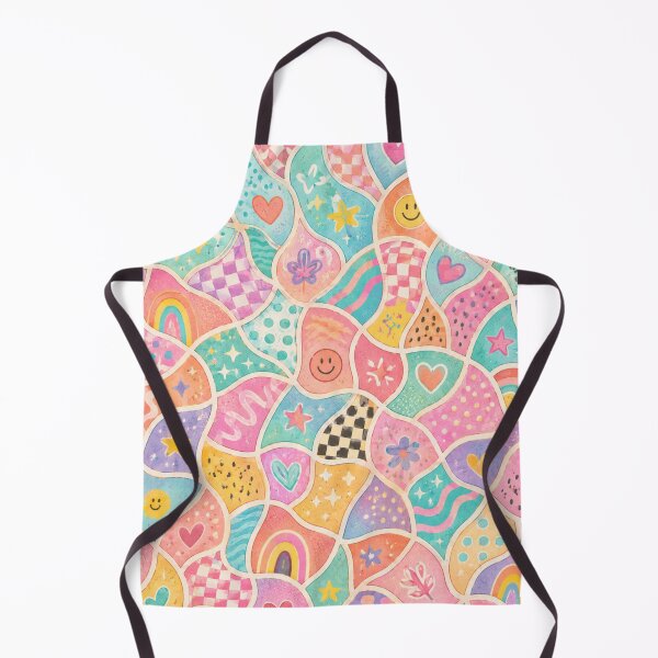 Item preview, Maximalist Dopamine Love | Colorful Pastel Doodle Pattern designed and sold by InnerwayStudio.