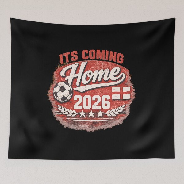 Item preview, It’s Coming Home 2026 Retro England Football Tee designed and sold by ArthUpscale.