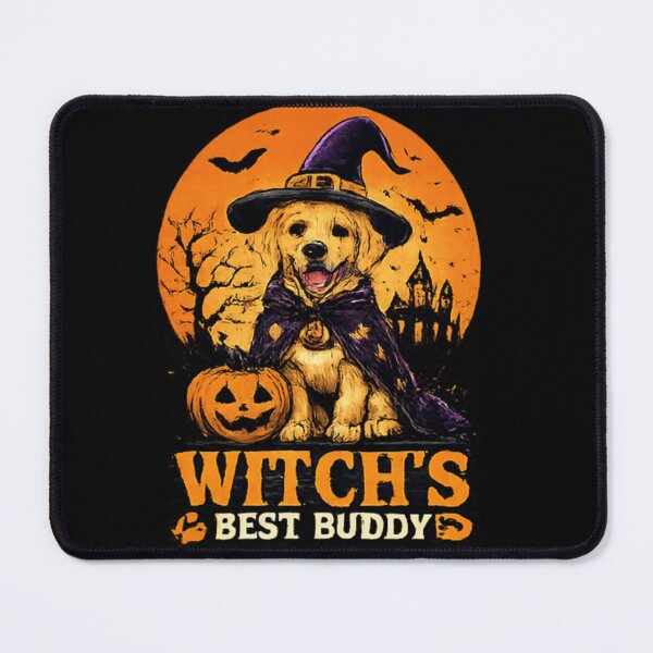 Item preview, Witch's Best Buddy Halloween Dog Lover Cute Witch Puppy Shirt designed and sold by PoojaArtLab.