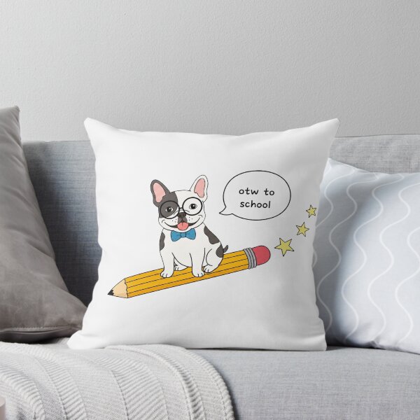 Item preview, Funny Pied French Bulldog Back To School Pencil Boys Girls Kids designed and sold by FurryHavenPH.